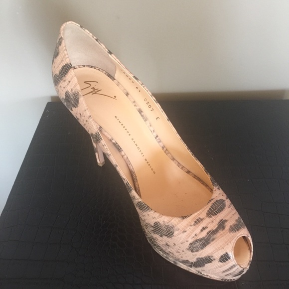 GIUSEPPE ZANOTTI OPEN TOE HEELS❤️HP - Picture 7 of 11